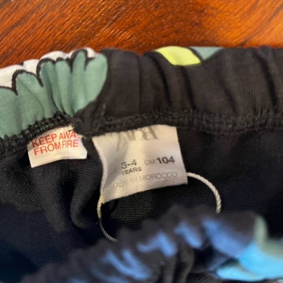 Zara printed pants size 3-4 Years - Picture 4 of 4